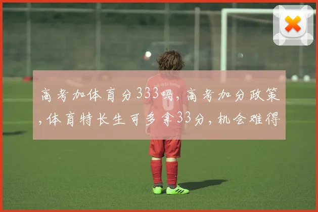 高考加体育分333吗,高考加分政策,体育特长生可多拿33分,机会难得,快来了解